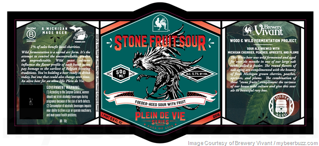 Brewery Vivant - Velvet Stud, Escoffier & Stone Fruit Sour Brewery Vivant - Velvet Stud, Escoffier & Stone Fruit Sour
