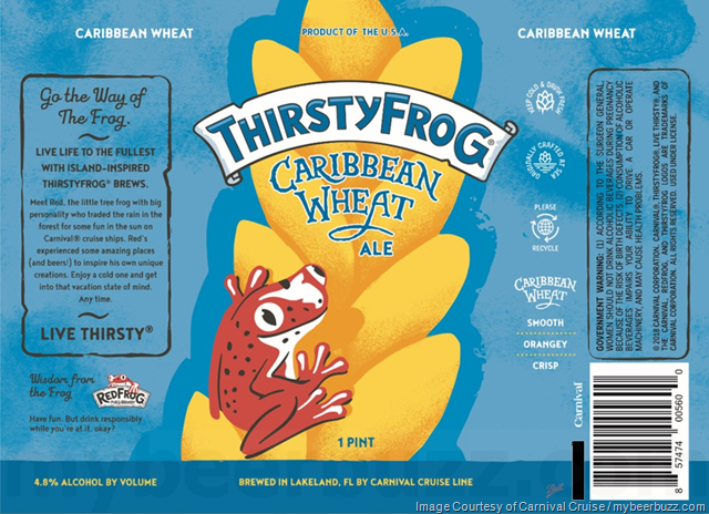 Carnival Cruise Lines Adding Parched Pig Toasted Amber, West Coast IPA & Thirsty Frog Caribbean Wheat 16oz Cans Carnival Cruise Lines Adding Parched Pig Toasted Amber, West Coast IPA & Thirsty Frog Caribbean Wheat 16oz Cans