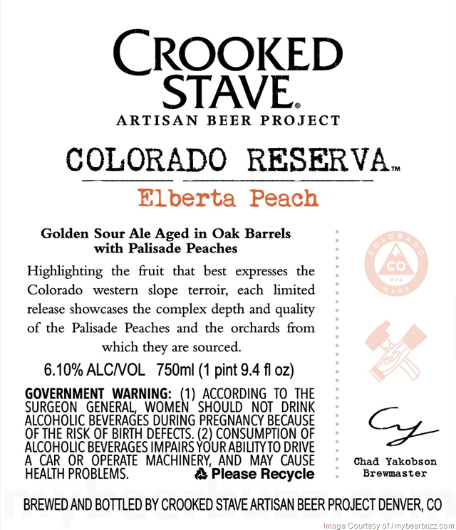 Crooked Stave Colorado Reserva Green Bartlett Pear, Elberta Peach, Red Heart Plum, Adambier & Member Berries Syrah Crooked Stave Colorado Reserva Green Bartlett Pear, Elberta Peach, Red Heart Plum, Adambier & Member Berries Syrah