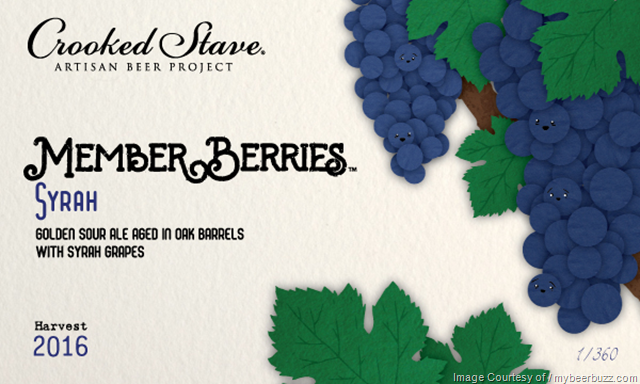 Crooked Stave Colorado Reserva Green Bartlett Pear, Elberta Peach, Red Heart Plum, Adambier & Member Berries Syrah Crooked Stave Colorado Reserva Green Bartlett Pear, Elberta Peach, Red Heart Plum, Adambier & Member Berries Syrah