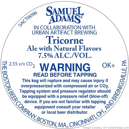 Samuel Adams & Urban Artifact Collaborate On Tricorne Samuel Adams & Urban Artifact Collaborate On Tricorne