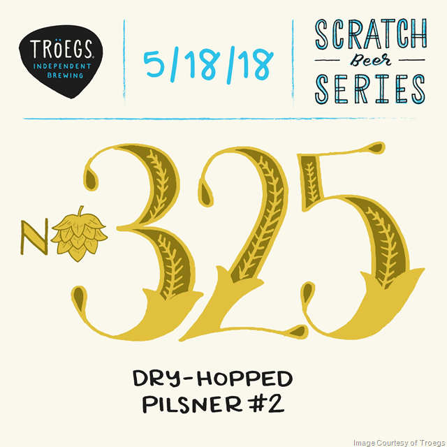 Troegs Releases Scratch No 326 Blood Orange & Cranberry Gose / No 325 Dry-Hopped Pilsner # 2 Troegs Releases Scratch No 326 Blood Orange & Cranberry Gose / No 325 Dry-Hopped Pilsner # 2