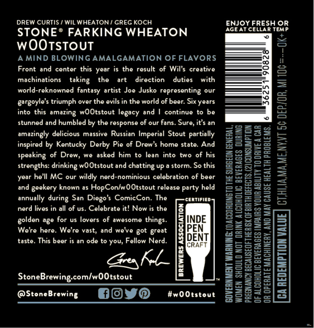 Stone wootstout Returns For 2018 Stone wootstout Returns For 2018