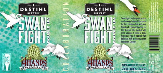 DESTIHL Deadhead Series Touch Of Haze & 4 Hands Collaboration Swan Fight DESTIHL Deadhead Series Touch Of Haze & 4 Hands Collaboration Swan Fight