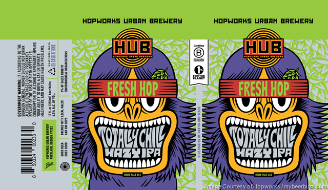 Hopworks Hopworks Adding - Totally Chill Hazy IPA & Fresh Hop Totally Chill Hopworks Adding - Totally Chill Hazy IPA & Fresh Hop Totally Chill