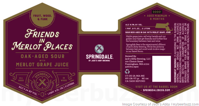 Springdale By Jack’s Abby - Figetta ‘Bout It & Friends In Merlot Places Springdale By Jack’s Abby - Figetta ‘Bout It & Friends In Merlot Places