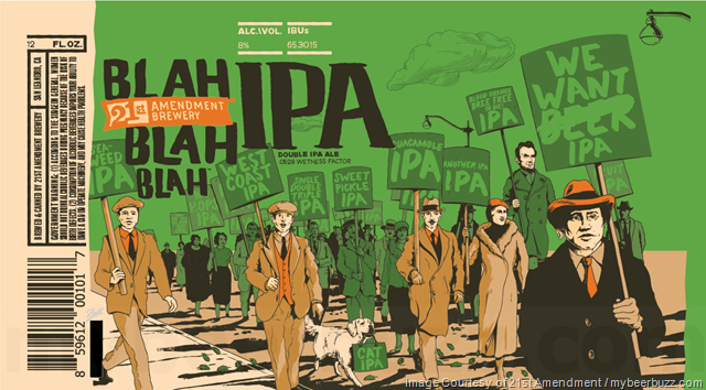 21st Amendment Blah Blah Blah IPA Returns 21st Amendment Blah Blah Blah IPA Returns