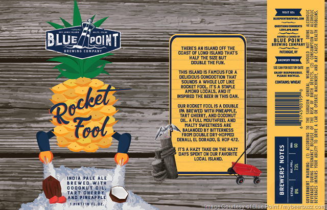 Blue Point Tropical Hoptical & Rocket Fool Coming To Cans Blue Point Tropical Hoptical & Rocket Fool Coming To Cans