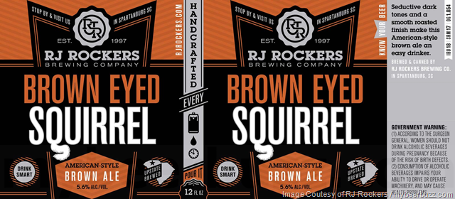 RJ Rockers - Palmetto Trail Ale, Bellringer & Brown Eyed Squirrel Cans RJ Rockers - Palmetto Trail Ale, Bellringer & Brown Eyed Squirrel Cans