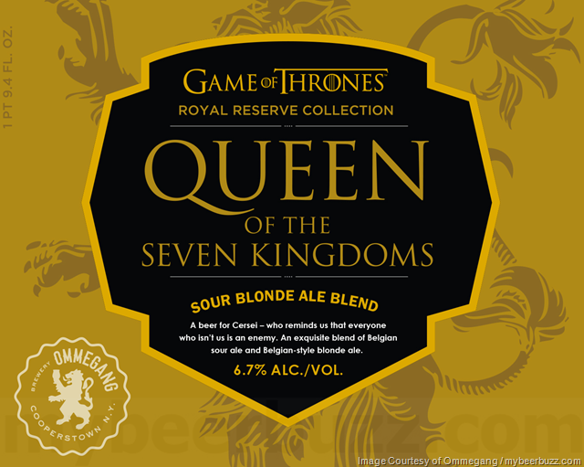 Ommegang Adding Queen Of The Seven Kingdoms To Game Of Thrones Royal Reserve Collection Ommegang Adding Queen Of The Seven Kingdoms To Game Of Thrones Royal Reserve Collection
