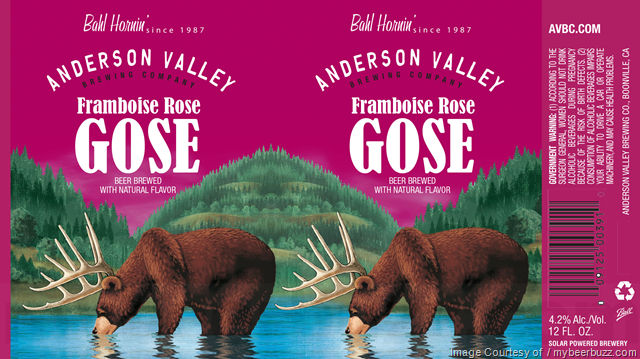 Mybeerbuzz .com Highlights Anderson Valley Framboise Rose Gose Mybeerbuzz .com Highlights Anderson Valley Framboise Rose Gose