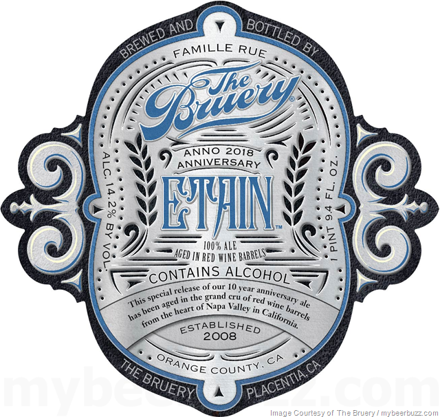 The Bruery - Etain 2018 10th Anniversary Ale The Bruery - Etain 2018 10th Anniversary Ale