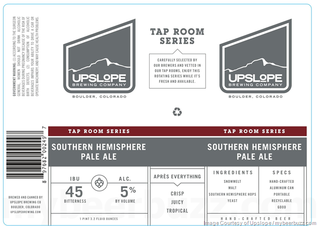 Upslope Chocolate Orange Stout, Southern Hemisphere Pale Ale, Fresh Hop IPA & Craft Pilsner Coming To Tap Room Series Cans Upslope Chocolate Orange Stout, Southern Hemisphere Pale Ale, Fresh Hop IPA & Craft Pilsner Coming To Tap Room Series Cans