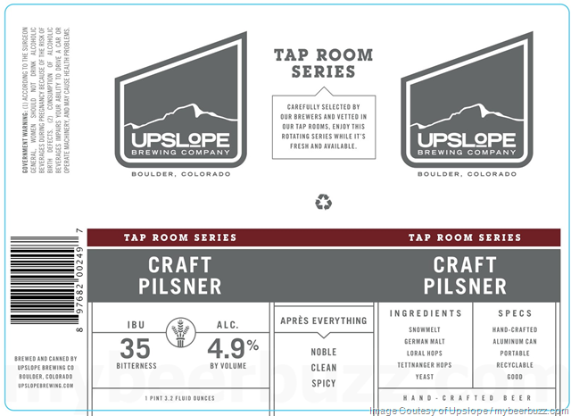 Upslope Chocolate Orange Stout & Craft Pilsner Coming To Tap Room Series Cans Upslope Chocolate Orange Stout, Southern Hemisphere Pale Ale, Fresh Hop IPA & Craft Pilsner Coming To Tap Room Series Cans