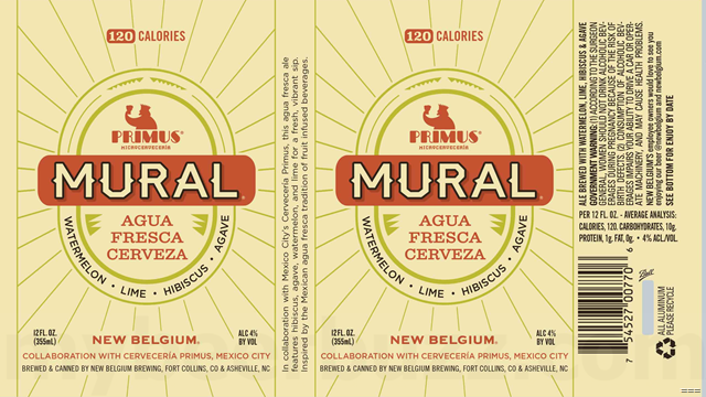 New Belgium Brewing Announces Mural Agua Fresca Cerveza New Belgium Brewing Announces Mural Agua Fresca Cerveza