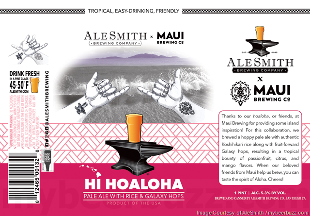 AleSmith & Maui Brewing Collaborate On HI Hoaloha AleSmith & Maui Brewing Collaborate On HI Hoaloha