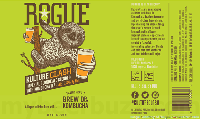 Rogue Adding Kulture Clash Imperial Blonde w/Kombucha Tea (April 2018) Rogue Adding Kulture Clash Imperial Blonde w/Kombucha Tea (April 2018)