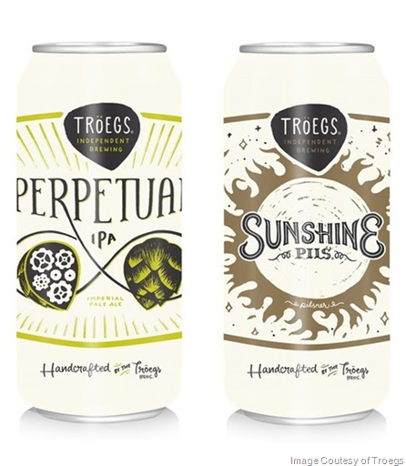 Troegs Sunshine Pils & Perpetual IPA 16oz Cans Troegs Sunshine Pils & Perpetual IPA 16oz Cans