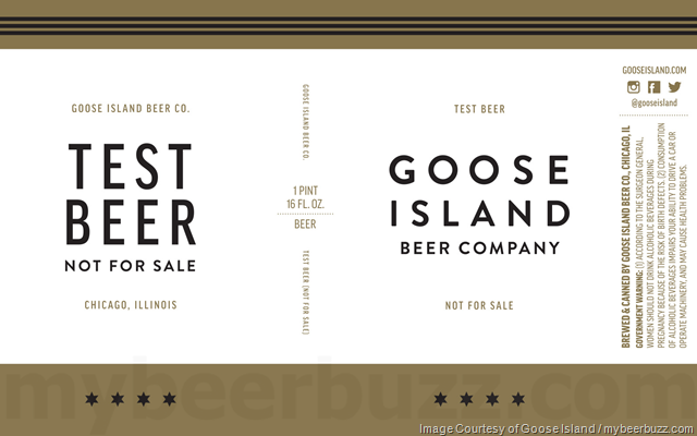 Goose Island Test Beer 16oz Cans Goose Island Test Beer 16oz Cans