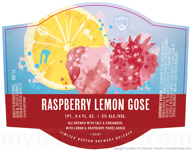 Samuel Adams Updating Raspberry Lemon Gose Samuel Adams Updating Raspberry Lemon Gose