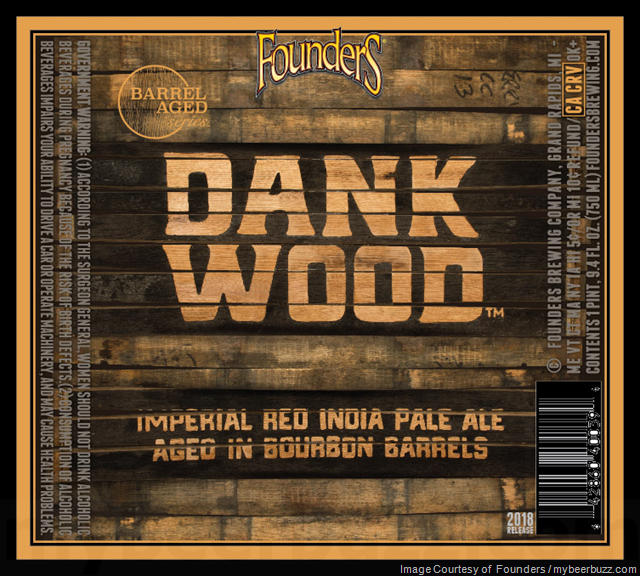 Founders Dankwood To Be 3rd Release in 2018 Barrel-Aged Series (Coming In April) Founders Dankwood To Be 3rd Release in 2018 Barrel-Aged Series (Coming In April)