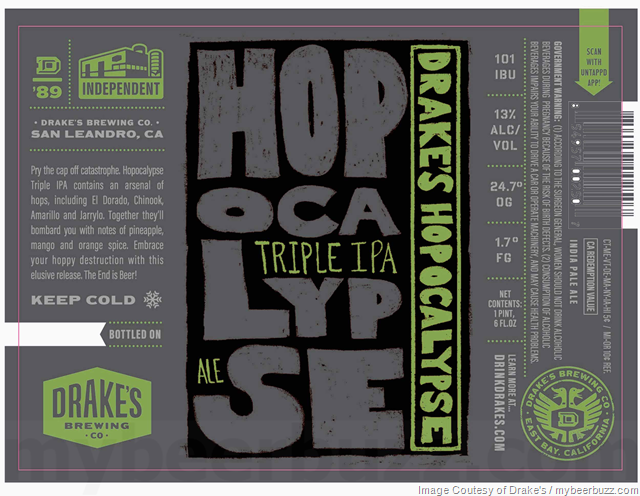 Drake’s Brewing - Hopocalypse & Hopocalypse Triple IPA Drake’s Brewing - Hopocalypse & Hopocalypse Triple IPA