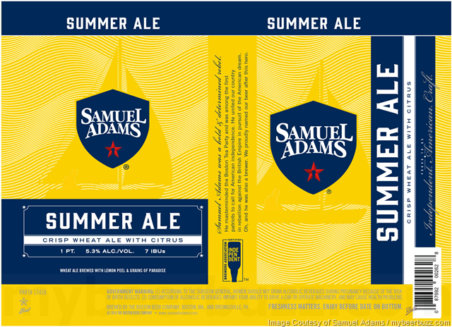 Samuel Adams Summer Ale 2018 Samuel Adams Summer Ale 2018