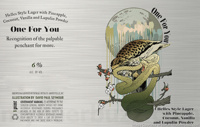 Burial Beer - To Streak Blood Across My Brow DIPA Cans / One For Me - One For You Burial Beer - To Streak Blood Across My Brow DIPA Cans / One For Me - One For You