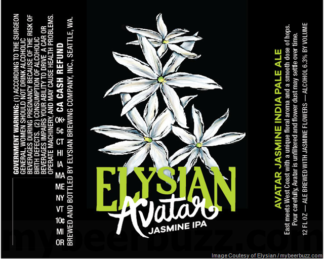 Elysian Avatar Jasmine IPA Returns Elysian Avatar Jasmine IPA Returns