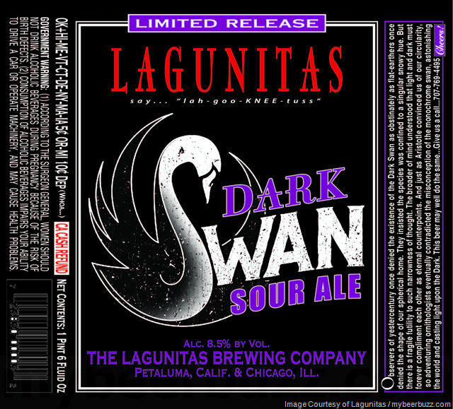 Lagunitas 2018 Dark Swan 22oz bottle Lagunitas 2018 Dark Swan 22oz bottle