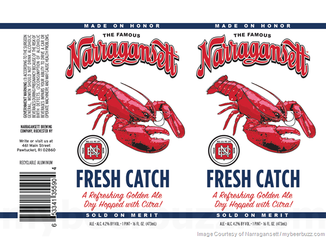 Narragansett Adding Fresh Catch Blonde Ale Cans Narragansett Adding Fresh Catch Blonde Ale Cans