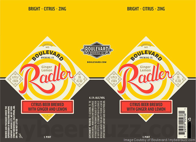 Boulevard Ginger Lemon Radler Coming To 16oz Cans Boulevard Ginger Lemon Radler Coming To 16oz Cans