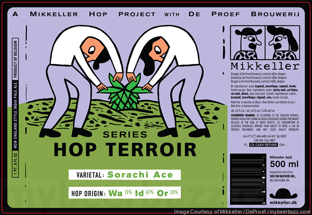 Mikkeller Adding Hop Terroir Series: Sorachi Ace, Amarillo, Cascade & Centennial Mikkeller Adding Hop Terroir Series: Sorachi Ace, Amarillo, Cascade & Centennial
