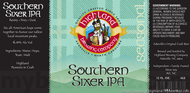 Highland Brewing Updating Pilsner, Southern Sixer, Mandarina, Oatmeal Porter & Gaelic Ale Highland Brewing Updating Pilsner, Southern Sixer, Mandarina, Oatmeal Porter & Gaelic Ale
