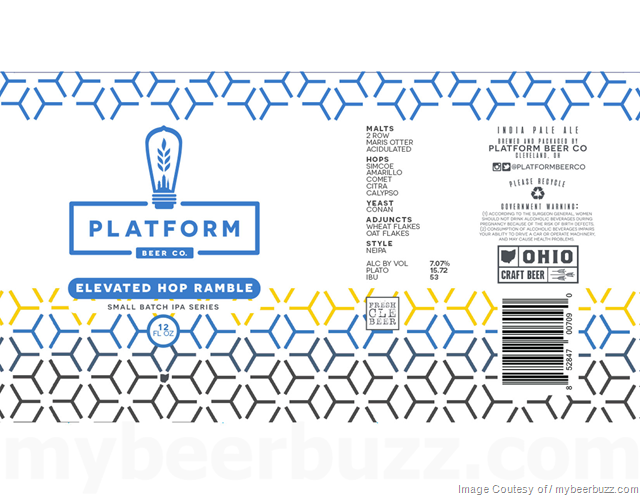 Platform Beer Elevated Hop Ramble Cans Platform Beer Elevated Hop Ramble Cans