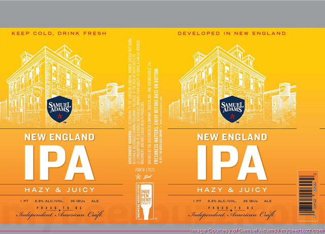 Samuel Adams Adding New England IPA 16oz Cans Samuel Adams Adding New England IPA 16oz Cans