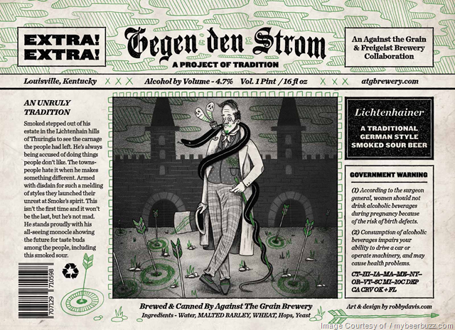 Against The Grain & Freigeist Collaborate On Gegen Den Strom: Broyen, Knupp, Lichtenhainer & Zerbster Bitterbier Against The Grain & Freigeist Collaborate On Gegen Den Strom: Broyen, Knupp, Lichtenhainer & Zerbster Bitterbier