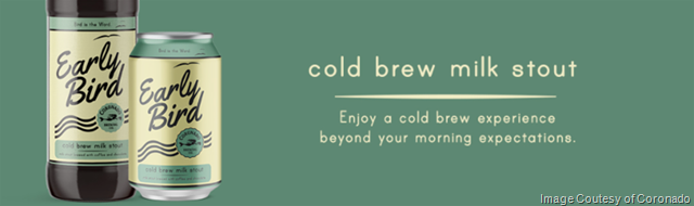Coronado Brewing Releasing Early Bird Coffee Stout Cans & Bottles Coronado Brewing Releasing Early Bird Coffee Stout Cans & Bottles