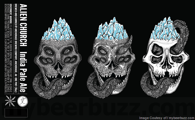 Anchorage Brewing Alien Church IPA. Cans Anchorage Brewing Alien Church IPA. Cans