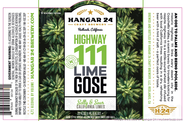 Hangar 24 Highway 111 Lime Gose Hangar 24 Highway 111 Lime Gose