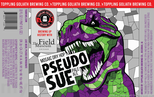 Toppling Goliath Mosaic Dry-Hopped Psuedo Sue Toppling Goliath Mosaic Dry-Hopped Psuedo Sue