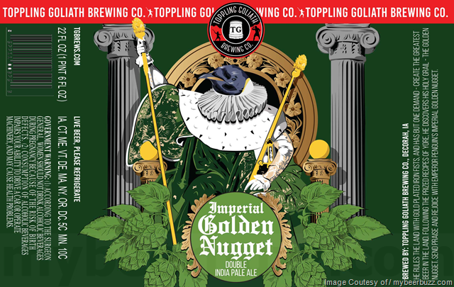 Topplin Goliath Imperial Golden Nugget Topplin Goliath Imperial Golden Nugget