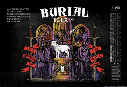 Burial Beer Consequences of Humanity & Adoration of the Mystic Lamb Brett IPA Coming 9/9 Burial Beer Consequences of Humanity & Adoration of the Mystic Lamb Brett IPA Coming 9/9