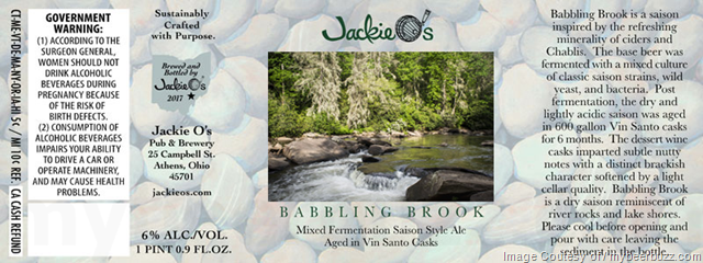 Jackie O's Babbling Brook Jackie O's Babbling Brook