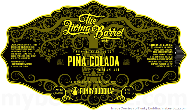 Funky Buddha Announces The Living Barrel Series (New Pina Colada Funky Buddha Announces The Living Barrel Series (New Pina Colada