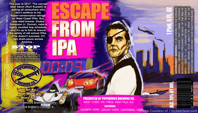 Pipeworks Brewing Excape From IPA Pipeworks Brewing Excape From IPA