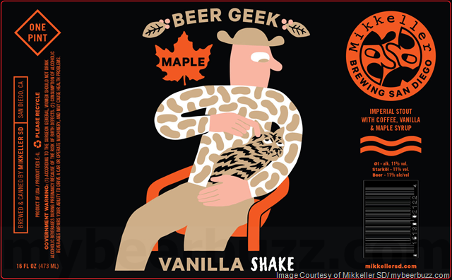 Mikkeller San Diego Beer Geek Vanilla Shake & Maple Vanilla Shake Cans Mikkeller San Diego Beer Geek Vanilla Shake & Maple Vanilla Shake Cans