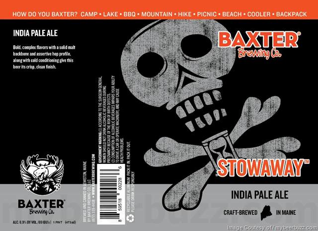 Baxter Brewing Stowaway IPA Baxter Brewing Stowaway IPA