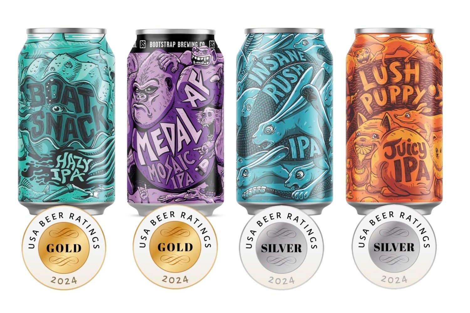 Bootstrap Brewing Bags Four Medals at the 2024 USA Beer Ratings Competition 8 usa beer ratings 2024 picture