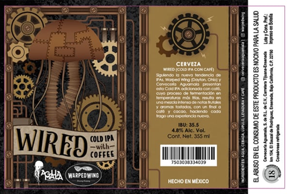 Together We Brew 2022: A U.S. and Mexico Craft Beer Collaboration 22 wired cold ipa label